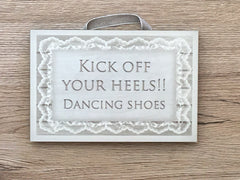 Add Your Own Text to our Wood Lace Blank Door Sign or Wall Plaque