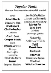 Add Your Own Text to Floral Blue Sign in Wood or Metal