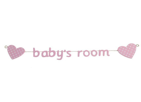 Baby's Room Heart-Themed Garland