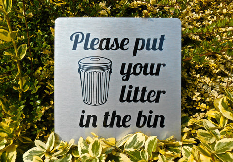 Square Silver, Gold or White Metal Litter Vital Signs