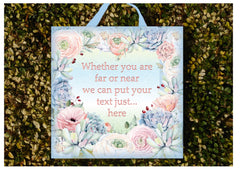 Add your own text to our wood or metal handmade signs.  Personalise your gift at www.honeymellow.com