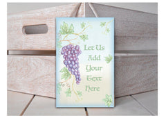 Lazy Days of Wine and Good Times Inspiring Quote Sign plus Own Text Option. Handmade sign at www.honeymellow.com