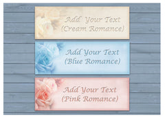 Vintage Romance Range of blank signs at www.honeymellow.com to add your own text.