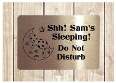 Shh Sleeping: Do Not Disturb Sign: Only Online from Honeymellow