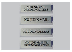 No Junk Mail or Cold Callers Vital Signs from Honeymellow