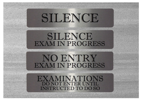 Vital Signs: Silence Examinations Silver Warning Signs