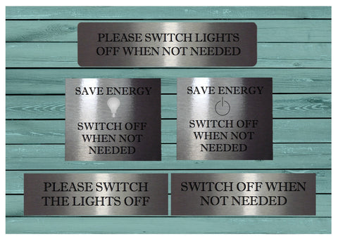 Vital Signs: Light Switch / Power Off: Silver Signs
