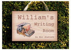 Writing Room Rustic Metal or Wood Door or Wall Sign: Buy online only at www.honeymellow.com