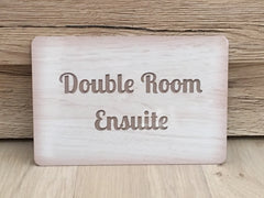Add Your Own Text Blank Rustic Wood Effect Coloured Metal Signs: Various Sizes