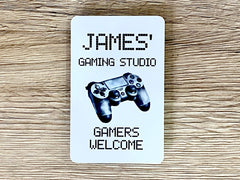 Gaming Personalised Door Sign for Bedroom or Games Room