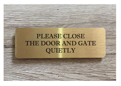 Add Your Own Text Blank Metal Signs in Silver, Gold & White: Small and Large Sizes