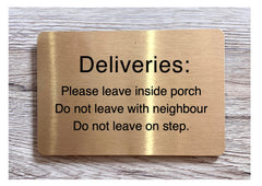 Add Your Own Text Blank Metal Signs in Silver, Gold & White: Small and Large Sizes