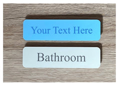 Add Your Own Text to Coloured Blank Signs
