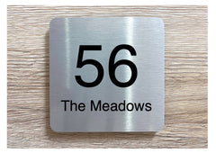 Add Your Own Text Blank Metal Signs in Silver, Gold & White: Small and Large Sizes