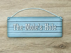 Personalised Man Shed or Add Your Own Text Rustic Wood Effect Signs in Wood or Metal