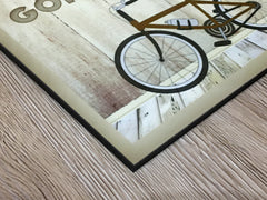 Wood 'Gone Cycling' Shabby Chic Sign: Personalised or Own Text Option