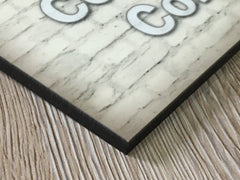 Add Your Own Text to 15x10cm / 6x4" Blank BRICK EFFECT Signs in a Variety of Colours