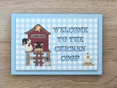 Hen House Colourful Animal Signs