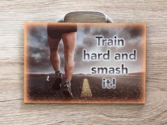 Gone Running Metal or Wooden Personalised Photo Sign