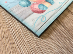 Knitting Room Personalised Sign in Wood or Metal: Add Your Own Text