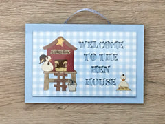 Hen House Colourful Animal Signs