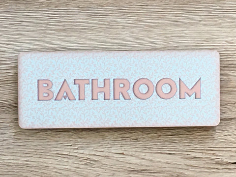 Bathroom, Loo or Toilet Metal Door Sign