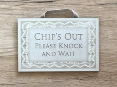 Add Your Own Text to our Wood Lace Blank Door Sign or Wall Plaque