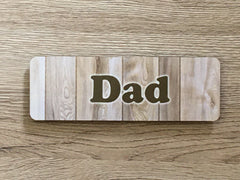 Add Text to Wood Effect Metal Signs: Pine, Oak & Distressed Designs