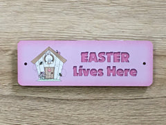 RABBIT HUTCH Personalised Signs: Add Your Text