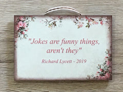 Add Your Own Text to our Rustic Rose Signs in Wood or Metal
