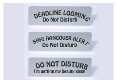 Do not Disturb Aluminium Signs from Honeymellow