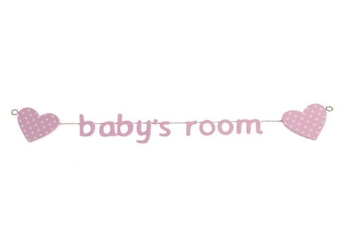 Baby's Room Heart-Themed Garland