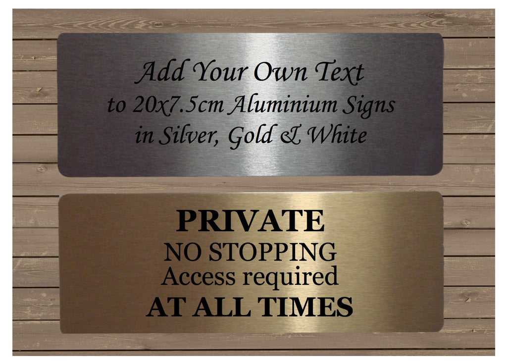 Sign Add Letters Easy & Affordable Add Your Own Text to Bespoke Custom-Made Personalised ...
