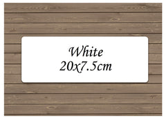 Custom-Made White Large Sign for Personalisation.  Add Your Own Text at Honeymellow.