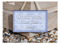 Personalise Metal Custom Made Brick Effect Signs at Honeymellow.
