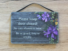 Double-Sided Blank Hanging Reversible Metal Signs in Floral Designs: Add Your Text