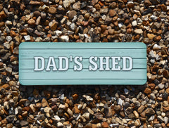 Man Cave Wood or Metal Personalised Sign at Honeymellow