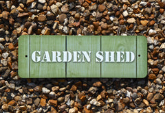 Man Cave, Shed, Summerhouse, Greenhouse Wood or Metal Personalised Sign at Honeymellow