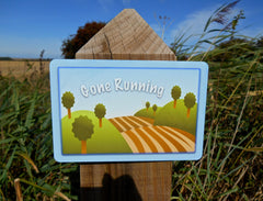 Gone Running Large Customised Hanging Sign at Honeymellow