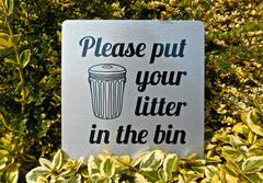 Gold Silver or White Metal Litter Square Vital Signs form Honeymellow.com