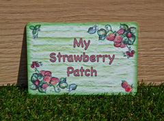Pick Your Own Strawberries Plus Personalisation, Custom-Made Metal Sign from www.honeymellow.com