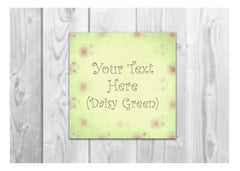 Bespoke Blank Daisy Shabby Chic Signs: Add Your Own Text to Personalise at Honeymellow