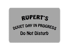 Shh! Do Not Disturb & Duvet Day Sleeping Hanging Signs: Personalised Option