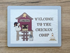 Hen House Colourful Animal Signs