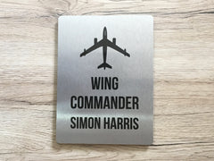 Aeroplane Personalised Door Sign for Bedroom or Gaming Room