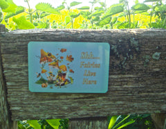 Shh...Fairies Live Here Bespoke Metal Sign Buy Online at Honeymellow