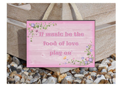 Add Your Own Text to Field Flowers Wood or Metal Personalised Sign at www.honeymellow.com