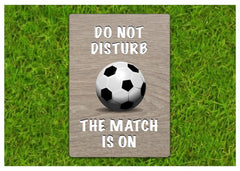Football Do Not Disturb Metal Sign: Add Own Text to Personalise - Only Online at Honeymellow