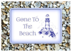 Gone to the Beach Personalised Custom Made Sign: Only online at Honeymellow