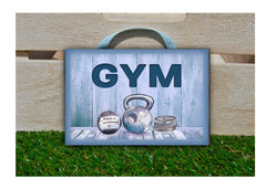 Gym Fitness Room Rustic Metal or Wood Door or Wall Sign: Buy online only at www.honeymellow.com